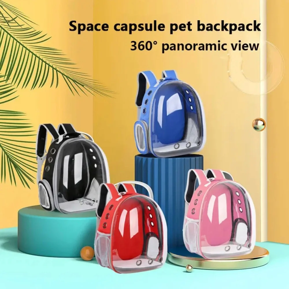 Pet Portable Carrier Backpack Space Capsule Travel Dog Cat Bag different colors.
